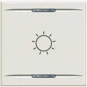 Axolute copritasto simbolo luce 2 moduli colore bianco hd4911m2ba