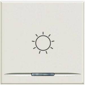 Axolute myhome copritasto luce 2 posti colore bianco hd4915m2ba