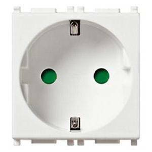 Plana presa sicury 2poli+terra 16a antibatterica 14208.ab