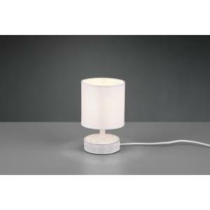 Marie lampada da tavolo base ceramica decorata con paralume bianco h. 20,5cm r50980101