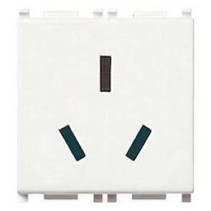 Presa elettrica  plana 16a 2p+t standard cinese (tipo i) sicury bianco - 14254