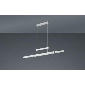 Trajan sospensione led acciaio satinato allungabile estensibile intensita' dimmerabile luce calda e fredda a bi-emissione l. 150cm 375310507
