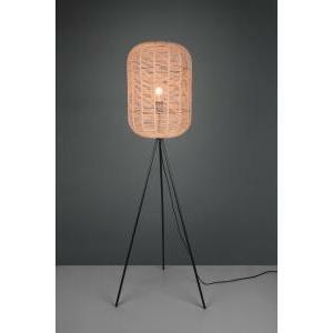 Runa piantana diffusore grande metallo nero e corda d.35cm h. 150cm 403000132