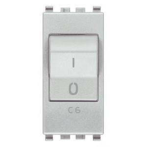 Eikon next interruttore automatico magnetotermico 1p+n c6 120-230 v next 20405.06.n