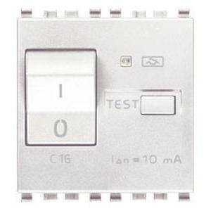 Eikon interruttore magnetotermico differenziale 1 polo+neutro c16 10ma bianco 20411.16.b