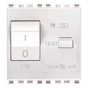 Eikon interruttore magnetotertmico differenziale 1p+n c16 6ma bianco 20411.16.6.b