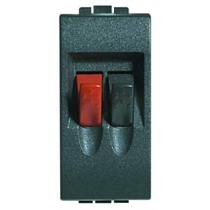 Living international connettore audio rosso e nero per casse l4294