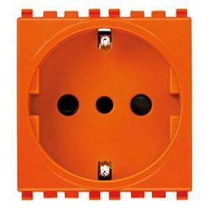Arke' presa 2p+t 16a p30 arancione 19209.a