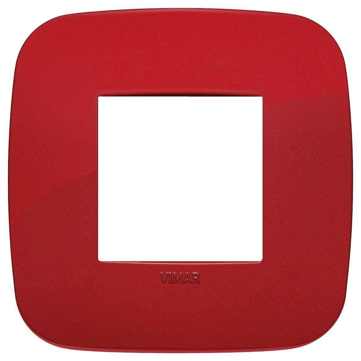 vimar vimar arke' placca round 2m rosso 19672.85 - foto 1