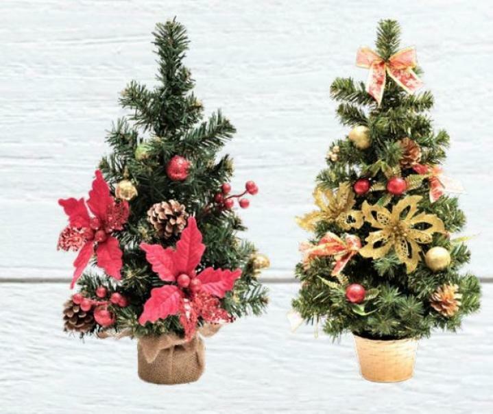 giocoplast natale giocoplast albero decorato oro/rosso 50 cm 30520337 - foto 1