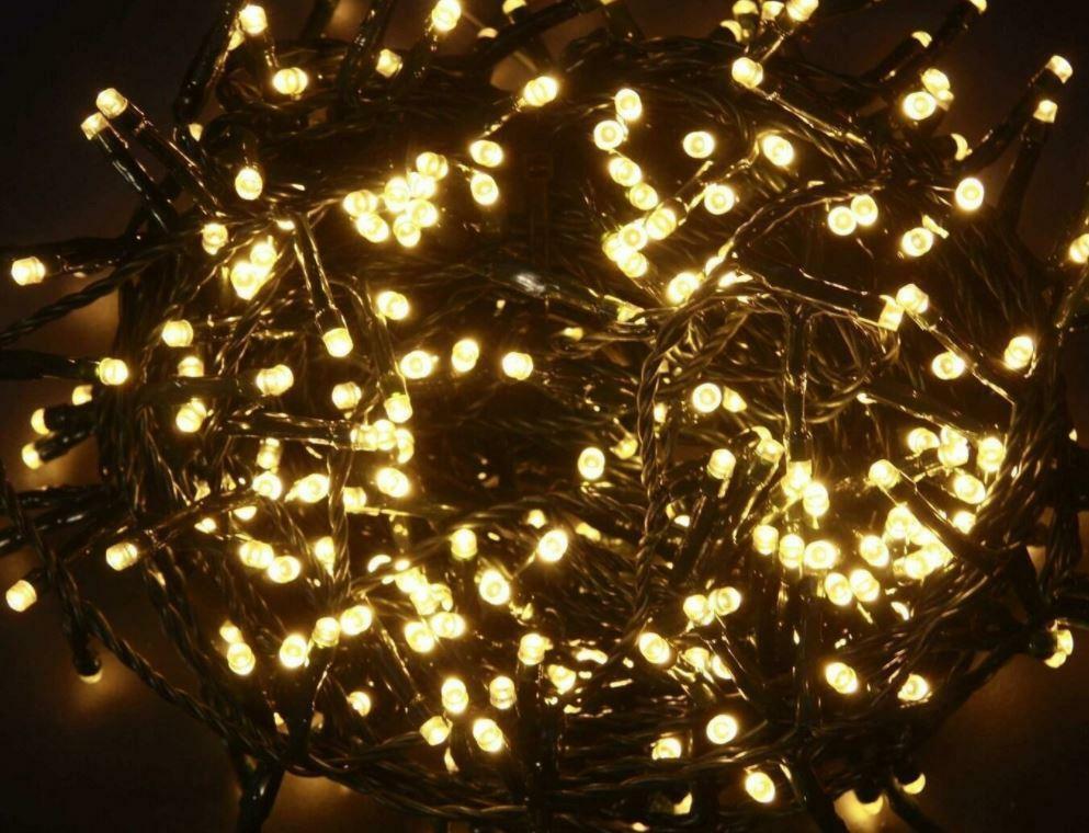 giocoplast natale giocoplast 500 led bianco caldo con cavo scuro 25m  14320523 - foto 2