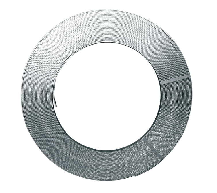rotolo bandella in acciaio zincato 40x3 mm sati italia