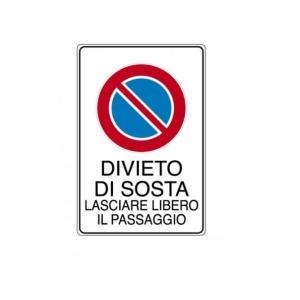 Cartello alluminio  divieto di sosta- ef5627k