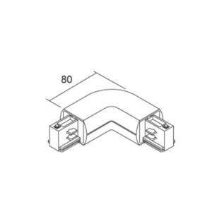 Giunto  a l interno bianco -  7605-10-w31