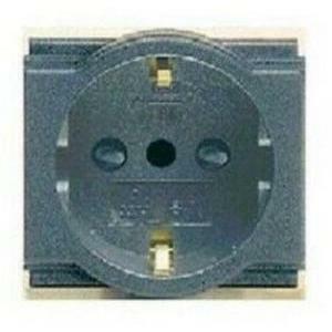 Presa schuko  16a (2p+t) compatibile con serie bticino living classic - 7892.d