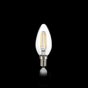 IDEAL LUX LAMPADINA CLASSIC E14 4W OLIVA TRASPARENTE 3000K 101224