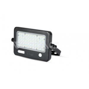 Faro led  8674 vt-788-10-proiettore solare 4000k-nero