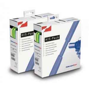 Hellermann tyton termorestringente 2:1 mb 4,8/2 ,4 gnye 10 metri giallo-verde 300-30487