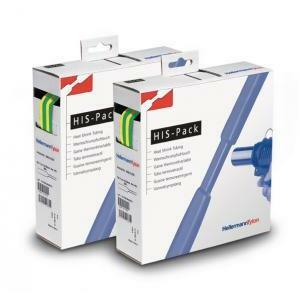 Hellermann tyton termorestringente 2:1 mb 6,4/3 ,2 gnye 5 metri giallo-verde  300-30647