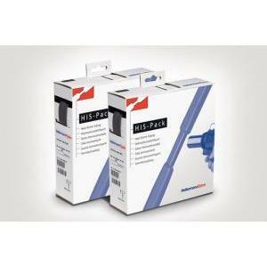 Hellermann tyton termorestringente 2:1 mb 25,4/ 12,7-bk nero 5metri 300-32540