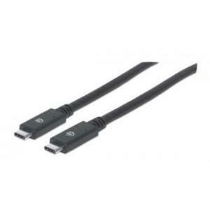 Cavo per dispositivi usb-c 2 metri nero 354905