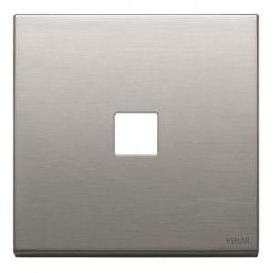 Placca  eikon exé 22682.1.11-2 moduli 1 comando-flat-nichel