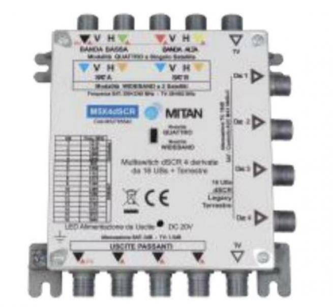 Multiswitch  MITAN M5X8DSCR  DSCR Satellite - M52765580 01
