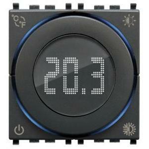 Termostato rotella connesso iot2m grigio 02973