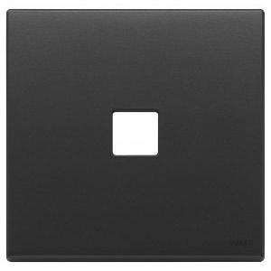 Placca  eikon exé 2 moduli per 1 posto - grigio antracite 22682.1.03
