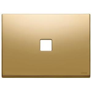 Placca  eikon exé 3 moduli x 1 posto - modello vintage colore oro 22683.1.82