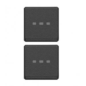 Due tasti  eikon exé 22751.03 - flat - neutri - grigio