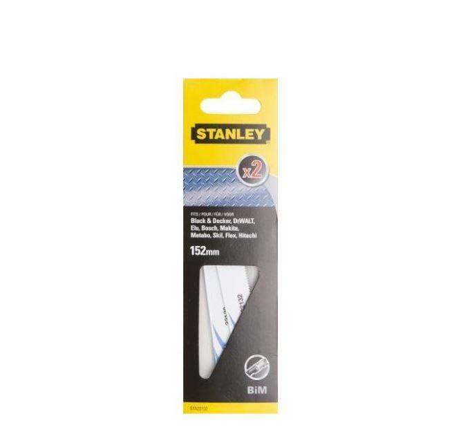 Set di 2 Lame STANLEY per Sega a Gattuccio per Metallo Dimensioni 152 x 1.4 mm - STA22132-XJ 01