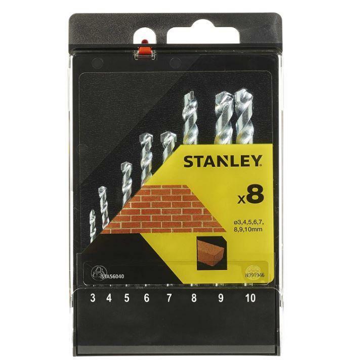 Cassetta 8 Punte Stanley Zincate per Muro 3-10 mm - STA56040-QZ 01