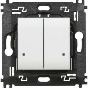 Livinglight comando doppio luci wireless bianco 2 moduli n4003dcw