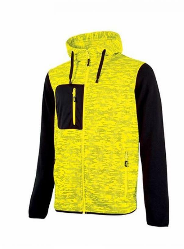 u-power u-power felpa rainbow colore yellow fluo taglia l ey174yf/l - foto 1