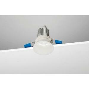 Faretto duo d1r tondo ad incasso fisso  8,5w luce naturale 4000k colore bianco d1r/40/4k/w