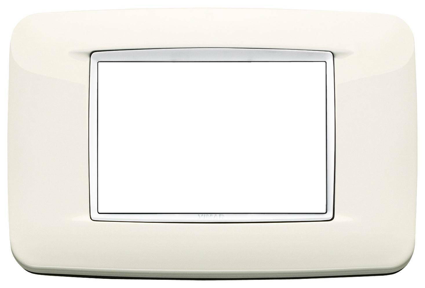 vimar vimar eikon bianca placca 3p    20683.b01 - foto 1
