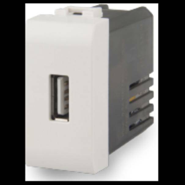 4 box 4 box presa usb con connettore tipo c e tipo a 2.1a bticino matix bianco 4b.am.usb - foto 1