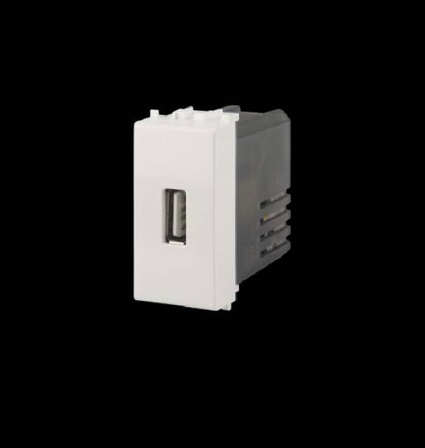 4 box 4 box presa usb con connettore tipo c e tipo a 2.1a vimar plana bianco 4b.v14.usb - foto 1