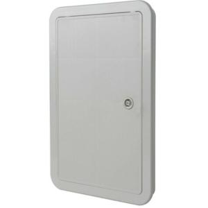 Sportello da ispezione in plastica grigio 400x300mm d041515140