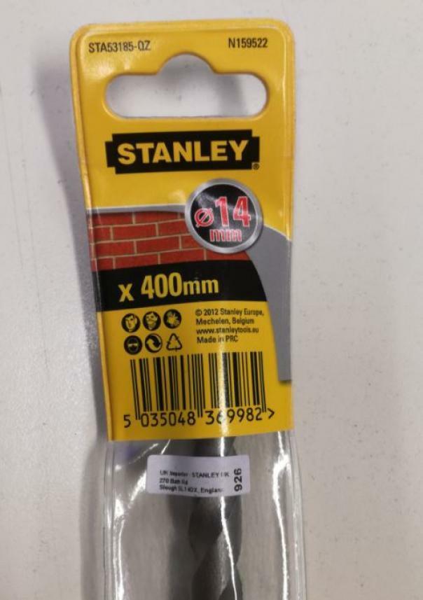 Punta per Muratura  Stanley 14x400mm - STA53185-QZ 01