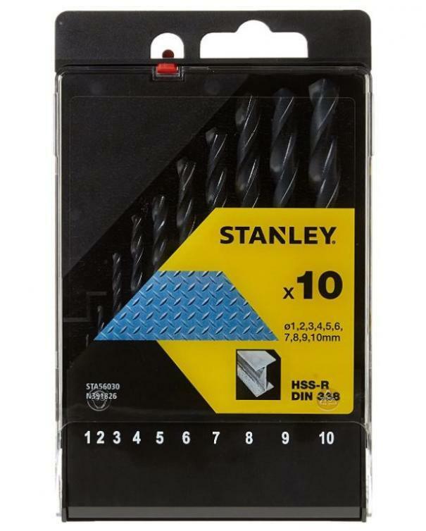Cassetta Stanley 10 Punte HSS 1-10x1.0mm - STA56030-QZ