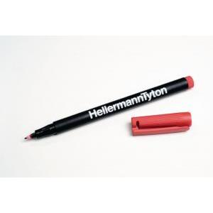 Hellermann tyton pennarello indelebile segnacavi rosso 500-50822