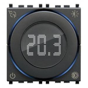 Termostato a rotella colore nero 02970