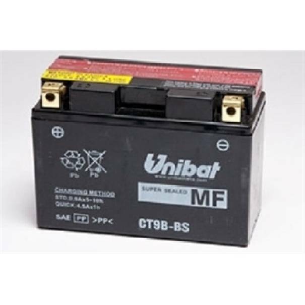 batterie batterie batteria per moto e scooter t-max yahama 8ah 12v ermetica ct9b-bs - foto 1