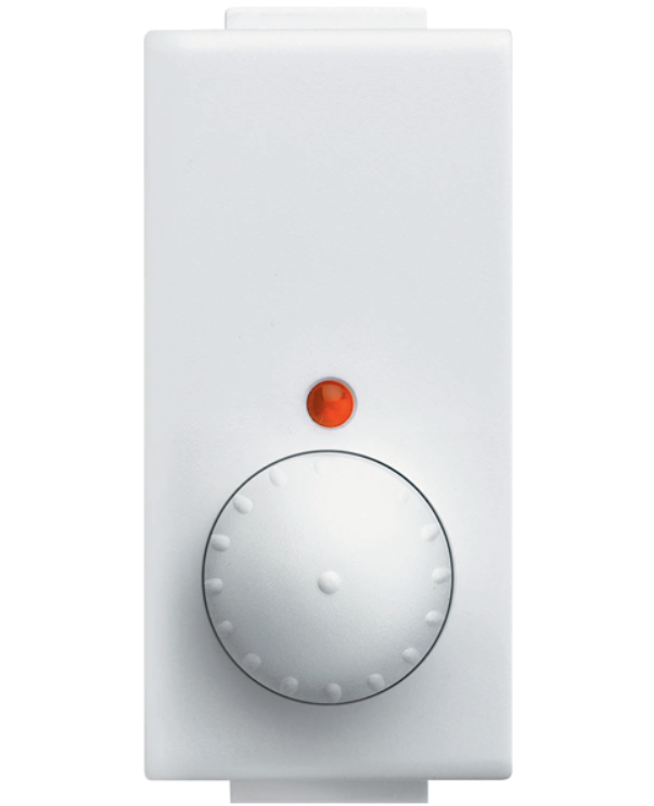 Dimmer rotativo led da incasso Relco Light 4-100W max 5 moduli led bianco - RP0956 01