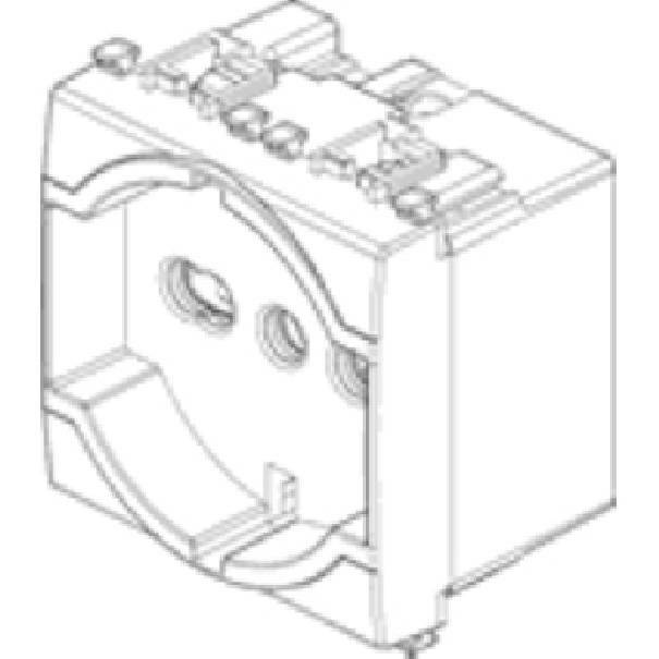 vimar vimar eikon presa schuko 2p+t 16a next 20210.n - foto 2