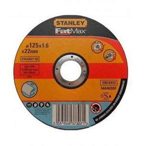 Disco da taglio  speciale per alluminio  diametro 115 mm x 2.5 mm  foro 22.23 mm - sta32627-qz