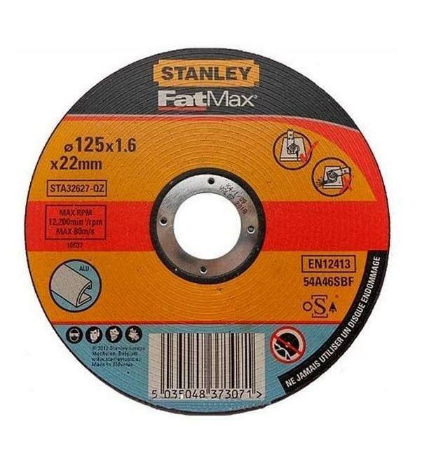 Disco da Taglio Stanley Speciale per Alluminio  Diametro 115 mm x 2.5 mm  Foro 22.23 mm - STA32627-QZ 01