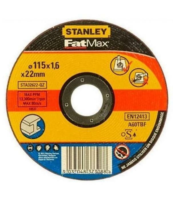Disco da Taglio Stanley Sottile e Piatto per Alluminio - 115 x 22,23 x 1,6 mm 01